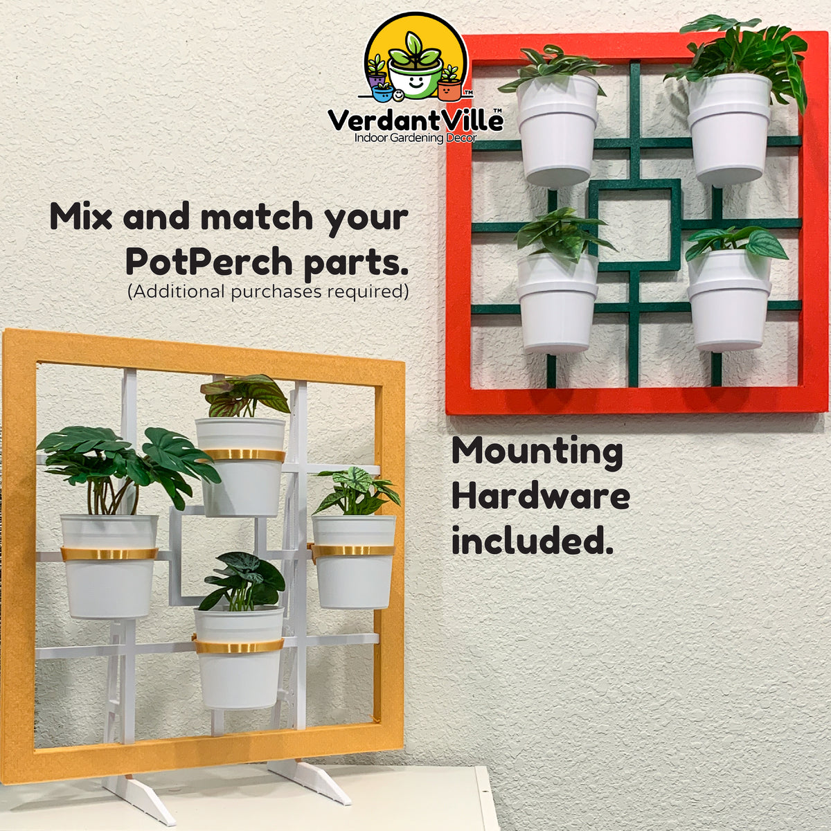 PotPerch™ Sprout Move - Square Bundle